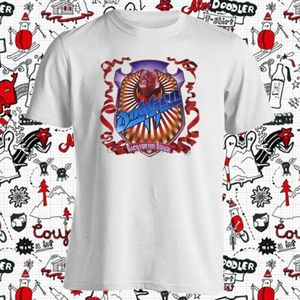 Męski zespół Polos Dokken z powrotem do ataku Mens White T-Shirt Rozmiar S do 3xl