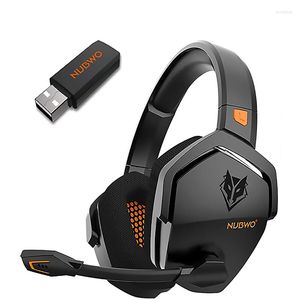2.4GHz Wireless Headphone Bluetooth Earphone 3.5mm Wired Gaming Headset Noise Reduction With Mic For PS5 PC Phone