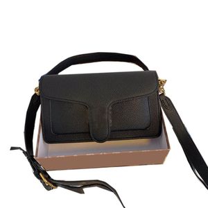 Designer tabby skola Sidan axelväskor för kvinnor Luxurys Black White Bean Handbag Ladies Small Vintage Crossbody Messenger T192W