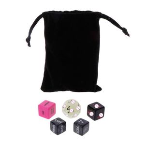 Gambing 5pcs Sex Dice Fun Adult Erotic Love Sexy Posture Couple Lovers Humour Game Toy Novelty Party Gift292H