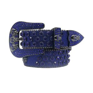 Western Rhinestone Belts Cowgirl Cowboy Fashion Luxury Strap Diamond Belt for Men Vintage PU Leather Decorative Punk