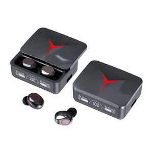 Auricolari M90 Pro TWS Bluetooth 5.3 Cuffie da gioco True Wireless Auricolari in-ear Display a LED Cuffie con cancellazione del rumore a bassa latenza per gamer con scatola di imballaggio