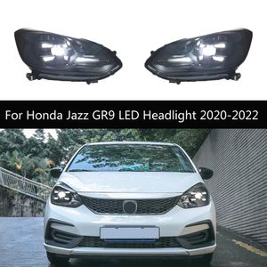 Samochodowe reflektory montażu lampy skrętu sygnał skrętu DRL Światła do jazdy dziennej do reflektorów LED Honda Jazz Gr9