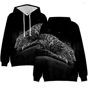 Men's Hoodies Hoodie Leopard 3D Men/Women Brand Design Animal High Quality Print Hoody Pullovers Clothes