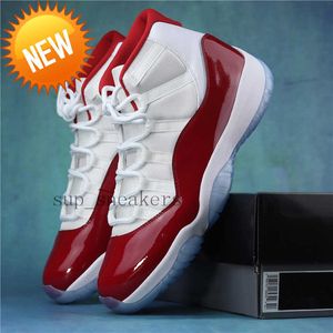 NY OG CHERRY 11 Basketbollskor Herrman Vomans mode andas High Basketball Sneakers Bred Cool Grey Concord 11s Massage