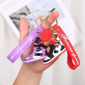 cute cartoon gift keychain set bag pendant sneakers keychain