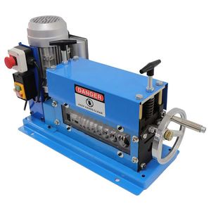 Electric Wire Stripping Machine 1.5mm-38mm Cable Stripper For Removing Plastic & Rubber From Wire Copper Recycle 370W