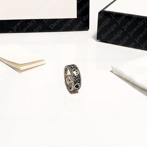 Designer-Klassiker-Schmuck für Männer und Frauen, G-Ring, Titan-Stahllegierung, vergoldet, handgefertigt, modische Accessoires, verblasst nicht