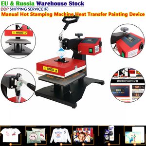 Heat Transfers Printing Machine for Clothing Device 20x20CM 15x15CM Hot Stamping Press Equipment DIY Printer for T-Shirt Phone Case Cap