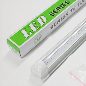 Tubos T8 LED leve 2ft 60cm 10W AC85-265V Integrado PF0.95 SMD2835 5000K 5500K Lâmpadas fluorescentes 2 pés 250V Bulbos lineares Acessórios