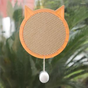 Cat Toys Sisal Scratcher Mat Board Scratching With Sucker Wear-resistant Suitable For Wall Glass Pet Supplies