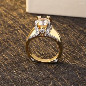 Küme halkaları damgası 925 gümüş sterling ring elmas taş kadın için anne anillos bizuteria düğün takı whtie anel