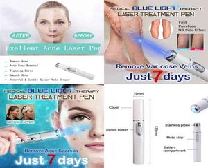Dispositivi per la cura del piroscafo Heath Blue Light Therapy Varicosio Veride Trattamento Laser Pennello Scara rimozione delle rughe Acne Massage Re2761599
