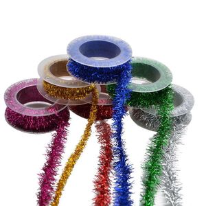 Decora￧￵es de Natal Tinsel Garland Garland Garland Garland Rattan, ￡rvore de Natal, decora￧￣o de casamento Festa de anivers￡rio de casamento colorido rra726