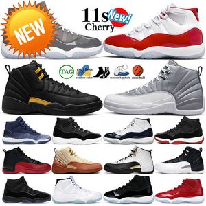 NEW Basketball Shoes men women 11s 11 Cherry Cool Grey Bred Concord Gamma Blue Midnight Navy Velvet 12 12s Royalty Black Taxi