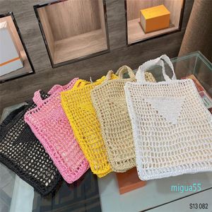 Fashion Women handbags shopping bag linen Large Beach luxury designer travel bag329j