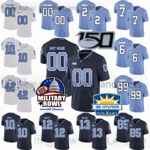 2023 Custom S-6XL NCAA North Carolina Tar Heels Football Jersey 10 Drake Maye 28 Omarion Hampton 8 Kobe Paysour 33 Cedric Grey 24 British Brooks 4 Caleb Hood 0 Chapman