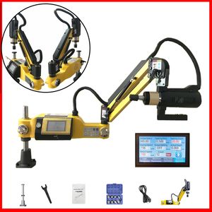 M2-M12 CE CNC Electric Tapping Machine Servo Motor Electric Tapper Drilling Easy Arm Power Tool Threading Machine With Chucks