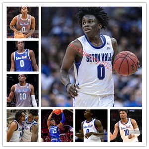 College-Basketball trägt individuell genähtes Seton Hall Pirates-Basketballtrikot für Herren und Jugend Kadary Richmond Al-Amir Dawes Alexis Yetna KC Ndefo Tray Jackson Tyrese