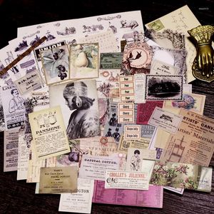 Present Wrap Kljuyp 60st Mixed Tag Vintage Design Packs f￶r Scrapbooking DIY Projects /PO /Card Making Crafts 1