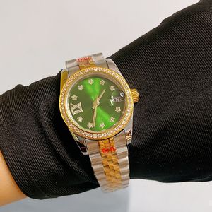 Green Womens Watch High Precision Automatic Machine 36mm Sapphire Mirror 904L Stainless Steel Band ST9 Fashion Designer Women's High-Quality Watches Auto Date