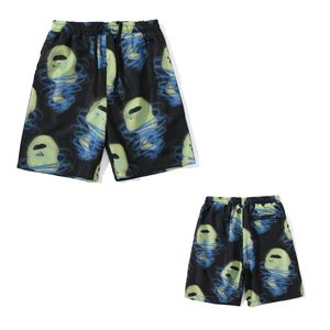 Shark Mens Shorts Designer Kobiety Kobiety Swim Shors Haftowane bawełniane frotte świetliste plam Kamuflage Czerwony niebieski i fioletowy kolorowy siłownia pływanie B08