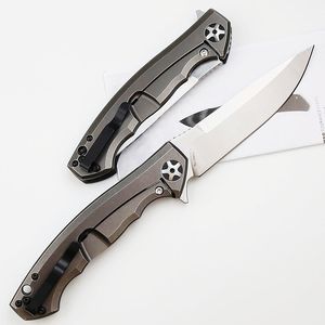 Nuovo coltello pieghevole flipper CK 0452CF S335vn lama satinata in fibra di carbonio con manico in lega di titanio TC4 coltelli tascabili con cuscinetti a sfera