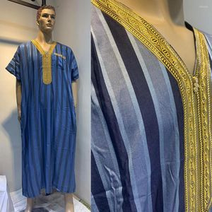 Этническая одежда TC One Piece Kaftan Jubba Thobe Мужская мусульманская абайя Пакистан Саудовская Аравия Молитвенная одежда Ислам Djellaba Cosy Kamis Homme