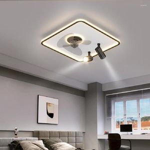 Nordic Bedroom Decor Led Lights For Room Ceiling Fan Light Lamp Restaurant Dining Fans With Remote Control