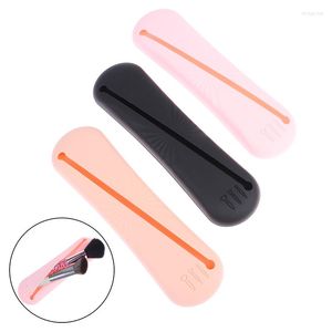 Bärbar stor kapacitet Makeup Brush Bag Cosmetic Organizer Travel Silicone Pouch Storage Case