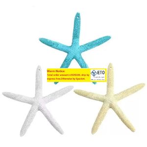 Party Decoration 2pcs Finger Starfish Coastal Christmas Tree DIY Crafts Five Fingers Beach Coastals Wedding Supplies Home Decor Wall