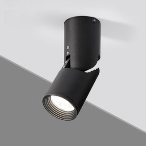 Taklampor Modern 5W 7W LED -lampa Aluminium Spot Light Bar Lamps Justerbar belysning för vardagsrums sovrum