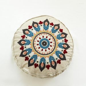 Poduszka ins marokański styl etniczny okrągły haft s sofa sofa poduszki bohemia homestay ręcznie robione