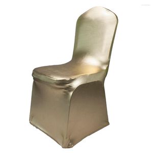 Krzesła obejmuje fantazyjną złotą srebrną okładkę do fabryki ślubnej w China Spandex