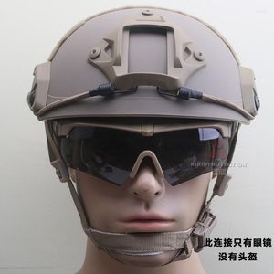 Occhiali da vista da esterno Occhiali tattici Army Polarized Military Googles Ballistic Anti-fog Cycling Safety