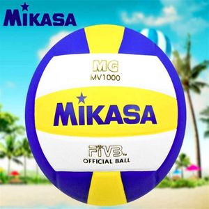 Verkoop van Mikasa MV1000 Super Soft Volleyball Volleyball League Championships Competition Training Standaard Volleybal Ball Size299F