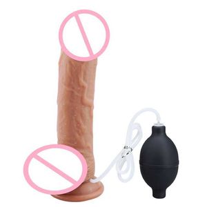 Güzellik Ürünleri Squirting Gerçekçi Dildo Sahte Penis Horoz Anal Fiş Ultra-Yumuşak ejakülasyon Dildos G-Spot Orgazm Dildoseksy Oyuncaklar Yetişkinler için