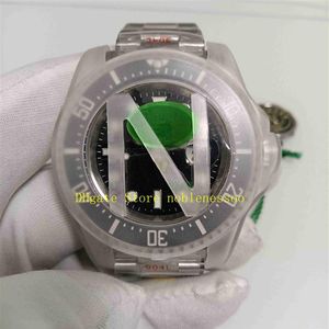 Real Po V12 N Factory 904L Acciaio Cal 3235 Movimento Eta Orologio da uomo 43 mm Data Quadrante nero Ceramica Sport 126600 Orologi da polso NoobF M270m