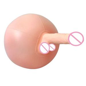 Beauty Items SoftGlue Electric sexyy Yoga Ball With Dildo Vibrator For Couple Love Position Furniture Sitting Masturbator Toy