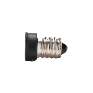 Lamp Holders 1Pc E14 To E12 Plastic LED Holder Converter Socket Conversion Light Bulb Base Type Adapter 27 Mm H X 19 Diameter