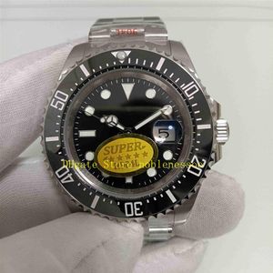 Super V12 N Factory 904L Steel Watch Mens 43mm Red 126600 Ceramic Bezel CAL 2836 Movement 50th Anniversary Mechanical Men NoobF ET210i