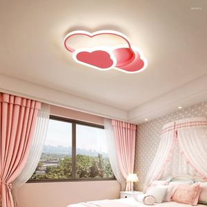 シャンデリアは子供用部屋の寝室の幼稚園保育園の子供の白い雲現代のシャンデリアの調光照明のための天井ランプを率いる