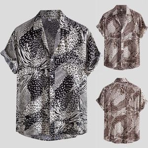 Camisas casuais masculinas tipo N Button Longa Down Down Dort Print Shirt Turn Down Mens T Under 15 Dollares Men Tee