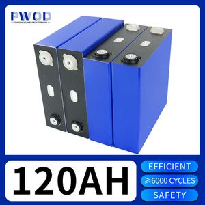 Klasse A 3,2 V 120 Ah LiFePO4 Batterie Brandneues wiederaufladbares Lithium-Eisenphosphat-Zellenpaket 12 V 24 V 48 V Diy für Solar-RV-EV-Boot