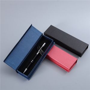 Hochwertiger Papier-Clamshell-Stift, Geschenk, schwarze Verpackung, Signatur, individuelles Logo, kreative Stiftbox A353