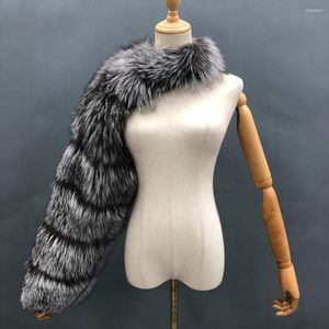 Fingerless Gloves Arrival Instagram Fashion Silver Fur Sleeve Wraps Muff Lady Genuine Neck Warmer Design