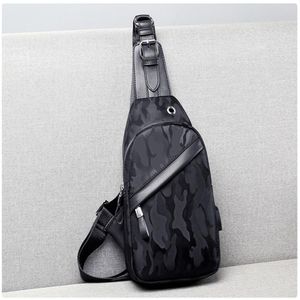 Luxuriöse Designer-Männer-USB-Brusttasche, Schultertasche, große Kapazität, Handtasche, Umhängetaschen, Umhängetasche zum Verschenken von Schlüsseltaschen267x