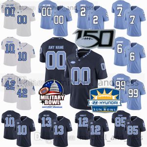 Custom S-6XL Maglia da calcio NCAA North Carolina Tar Heels 2 Dyami Brown 8 Myles Murphy 3 Antoine Green 10 Drake Maye 7 Sam Howell 19 Ty Chandler uomini Giovani donne