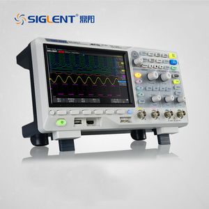 Siglent Dingyang Oscilloscope SDS1204X-C Four Channel 200M Provtagningsfrekvens 1G bred sk￤rmdisplay 7-tums garanti