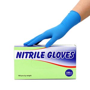 24pices titanfine lager i USA bra kvalitet supervård non steril engångsundersökning handske nitril pulveriserad